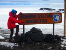 Amy Osborne at McMurdo Station, Antarctica