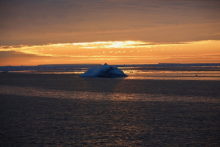 Sunset over the Amundsen Sea, Antarctica