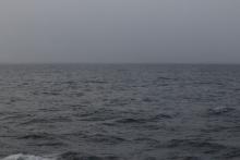 Cloudy skies and dark seas