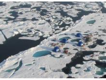 Image of Drift Station during summer melt