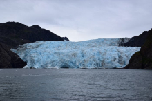 A view of Holgate Glacier