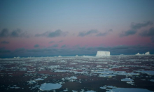 An iceberg in the Bellingshausen Sea off the west coast of Antarctica