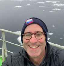 Jon aboard the Akademik Tryoshnikov