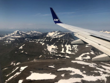 View above Northern Norway