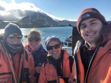 The team after our first ride on the fjord