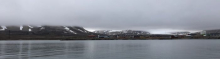 Ny Ålesund shrouded in fog