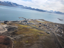 Ny Ålesund from the air