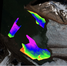 bathymetric map of Kongsfjord