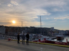 Looking over the Tromsø waterfront