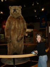 Alex with Grizzly Bear