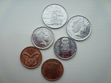 New Zealand coins     