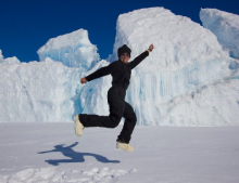 Jumping for joy!