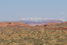 The La Sal mountains