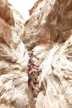 Desert slot canyon