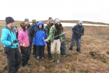 Testing permafrost depth