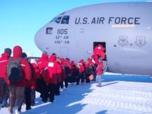 Boarding the C17