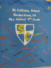 St. Callistus, Mrs. Collins, 4th grade - Garden Grove, CA