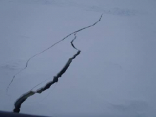 Oden Breaking Through the Ice