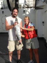 NOAA Teacher at Sea - we caught a barracuda