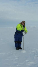 Anne Marie Augering Through the Ice