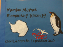 Monlux Magnet Elementary School, Rm. 14 - My classroom flag!