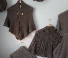 Musk ox wool ponchos