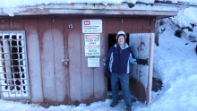 Entrance to the Permafrost Tunnel