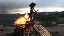 Burning the Witch for St. John's Eve