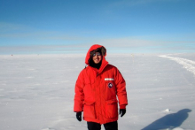 Ready to work with the ARA detector at the South Pole.