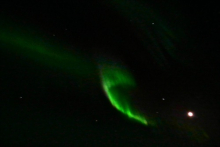 Sickle Shaped Aurora