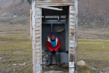 Outhouse at RCMP Post