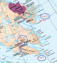 Nunavut map