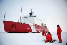 Ice characterization studies and USCGC Healy