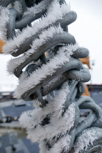 Hoarfrost on chain