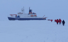 RV Polarstern at the North Pole 7 Sept. 2015