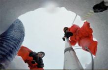 Mark Stephens & Bill Schmoker deploying sub-ice GoPro