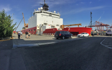 USCGC Healy at Home Port in Seattle