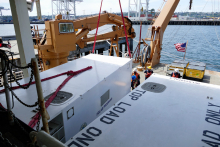 Fantail Science Vans, USCGC Healy