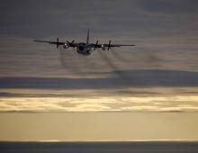 USCG C-130 Flyover