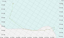 IABP buoy track on Healy map server