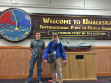 Bill Schmoker and Chris Marsay in Dutch Harbor