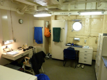 Cabin aboard the Healy