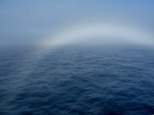 Fog-bow in the Bering Sea