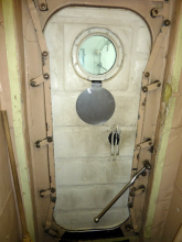 Closed Watertight Door