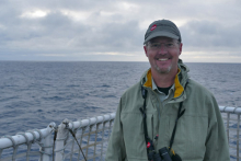 Bill Schmoker in the Bering Sea 