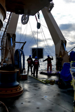 Deck Crew Retrieving CTD