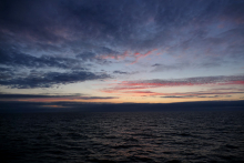 Sunset at Midnight, Bering Sea