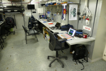 Work Space in Future Lab, USCGC Healy