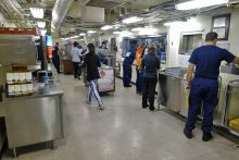 Galley Serving Line, USCGC Healy