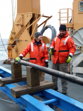 Marine Technicians Jenny White & Pete DalFerro